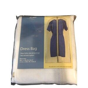 Mainstays Home Dress Bag 48”L x 24”W x 3” D Dust & Water Repellent